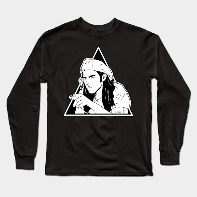 Dazed and Confused Long Sleeve T-Shirt by RevArt